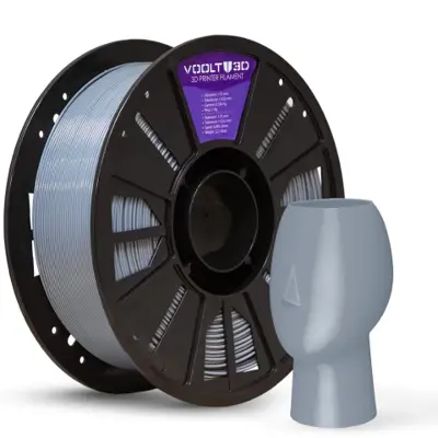 Filamento PETG HF Cinza Claro High Fluidity Premium - 1Kg