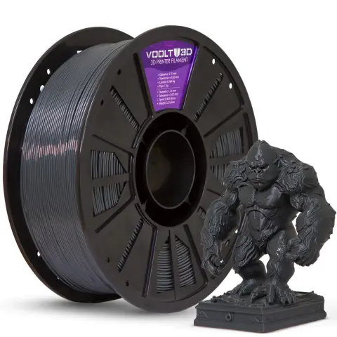 Filamento PETG HF Cinza Grafite High Fluidity Premium - 1Kg