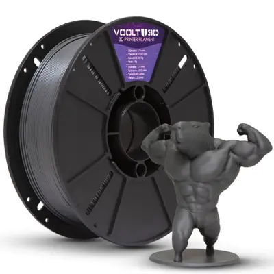 Filamento PLA Cinza Grafite Velvet High Speed Premium - 1Kg