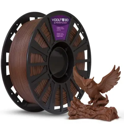 Filamento PLA Marrom Velvet High Speed Premium - 1Kg