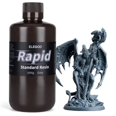Resina Elegoo Rapid Standard - Resina Rápida - Grey - 1kg