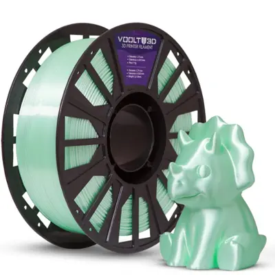 Filamento PLA Verde Bebê V-Silk High Speed Premium - 1Kg