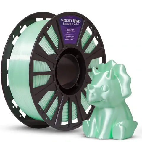 Filamento PLA Verde Bebê V-Silk High Speed Premium - 1Kg