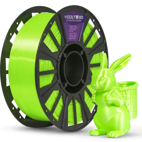 Filamento PLA Verde Neon V-Silk High Speed Premium - 1Kg