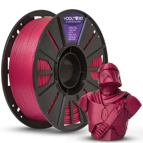 Filamento PLA Vermelho Marsala High Speed Premium - 1Kg