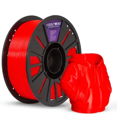 Filamento PETG HF Vermelho High Fluidity Premium - 1Kg