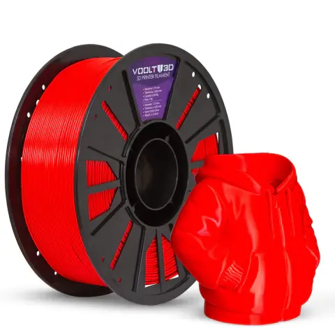 Filamento PETG HF Vermelho High Fluidity Premium - 1Kg