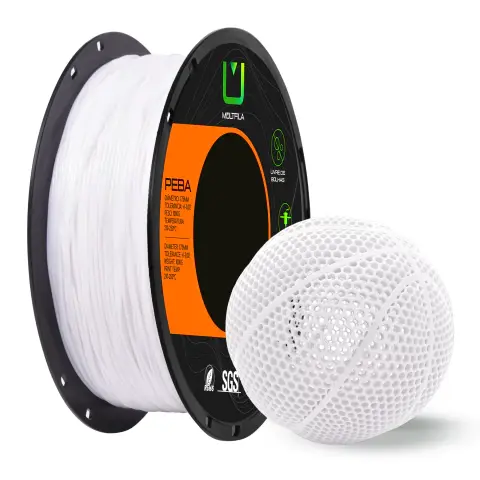Filamento Peba Branco 1kg Multfila Para Impressora 3d 1.75mm