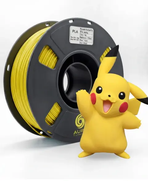 PLA Amarelo - High Speed, 1,75mm, 1kg, Aura Filaments