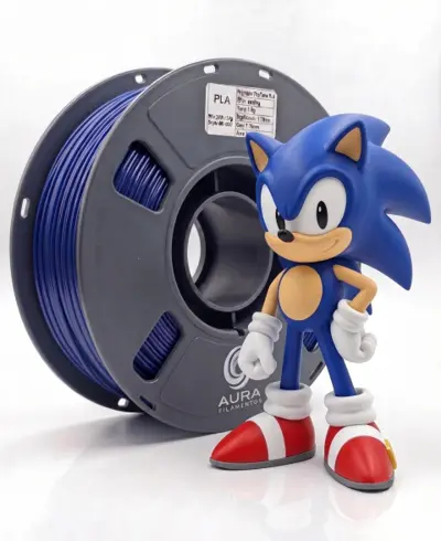 PLA Azul Escuro - High Speed, 1,75mm, 1kg, Aura Filaments