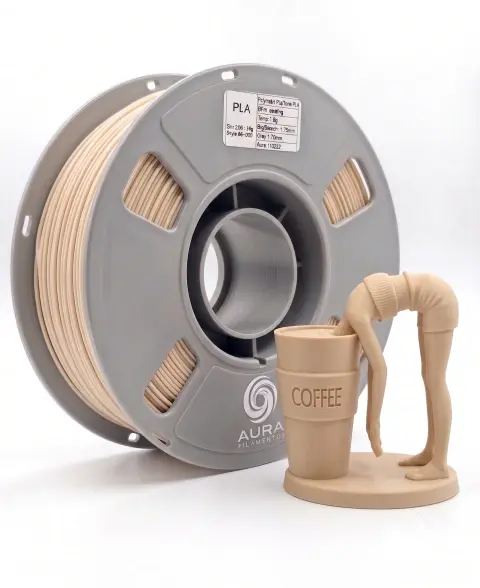 PLA Latte - High Speed, 1,75mm, 1kg, Aura Filaments