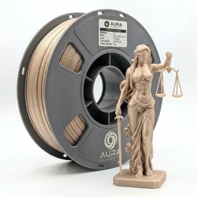 PLA Nude Metal - High Speed, 1,75mm, 1kg, Aura Filaments