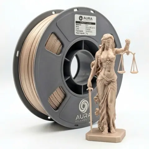 PLA Nude Metal - High Speed, 1,75mm, 1kg, Aura Filaments