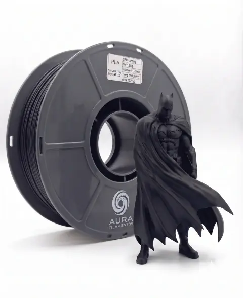 PLA Preto - High Speed, 1,75mm, 1kg, Aura Filaments