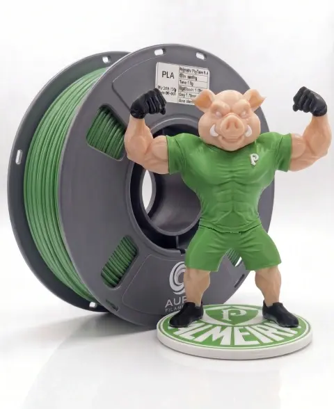 PLA Verde Bandeira - High Speed, 1,75mm, 1kg, Aura Filaments