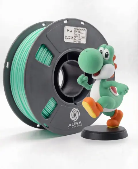 PLA Verde Menta (Candy) - High Speed, 1,75mm, 1kg, Aura Filaments