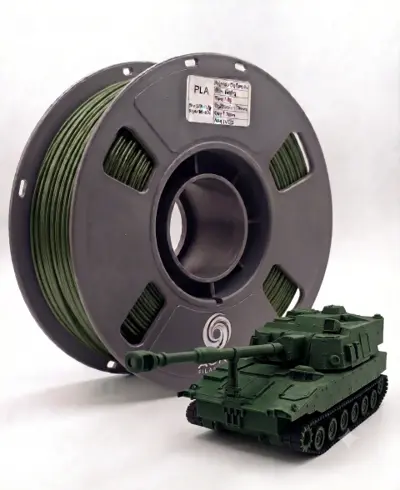PLA Verde Oliva (Militar) - High Speed, 1,75mm, 1kg, Aura Filaments