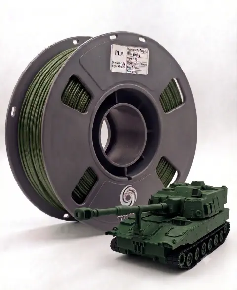 PLA Verde Oliva (Militar) - High Speed, 1,75mm, 1kg, Aura Filaments