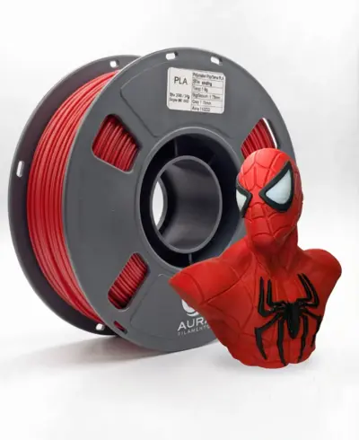 PLA Vermelho - High Speed, 1,75mm, 1kg, Aura Filaments