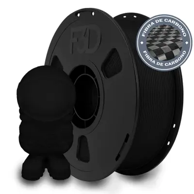 Filamento PLA Fibra de Carbono 1,75mm 1Kg