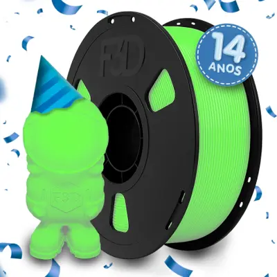 Filamento PLA Premium Verde Neon