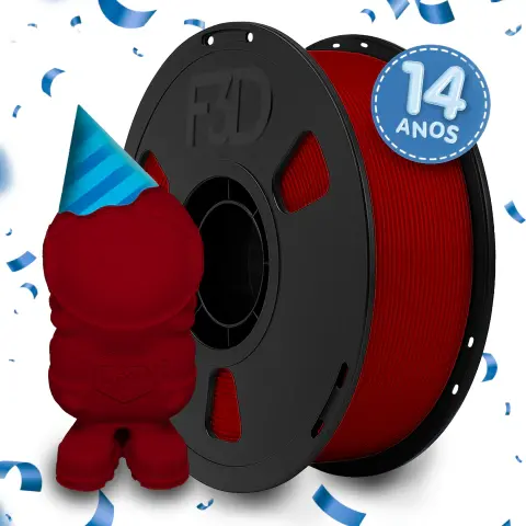 Filamento PLA Premium Vermelho
