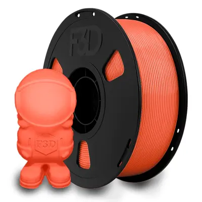 Filamento PLA Premium Laranja Neon