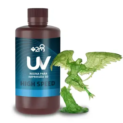 Resina UV HIGH SPEED Verde Transparente