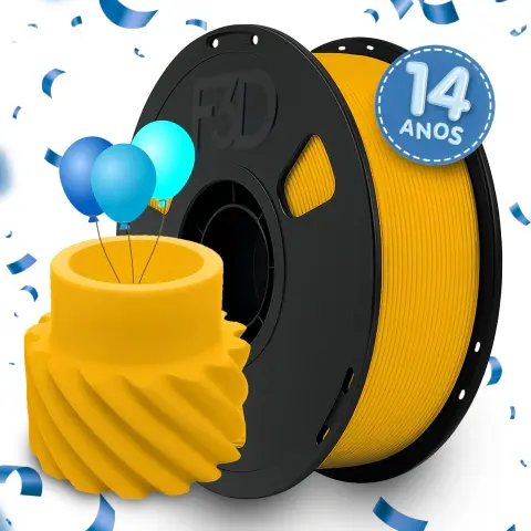 Filamento PETG Amarelo Segurança