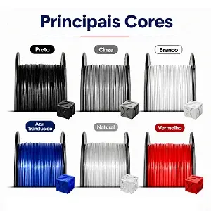 Filamento PLA HYPER HT GTMax3D 1.75mm - 1kg - Várias Cores