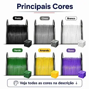 Filamento PETG GTMax3D 1.75mm - 1kg - Várias Cores