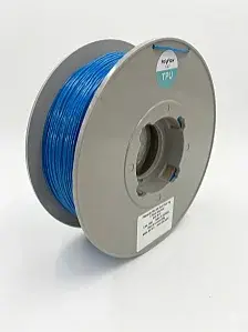 Filamento TPU PF D60 Flexível 500g 1,75 Azul Claro