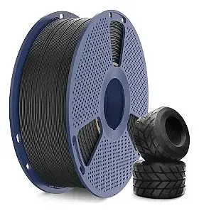Filamento Sunlu TPU A95 Flexível 1kg 1,75 Preto