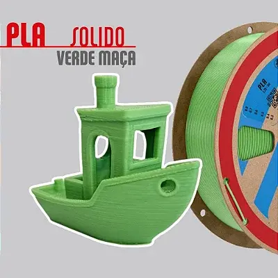 Filamento PLA Verde Maça 1,75mm 1Kg PrintaLot