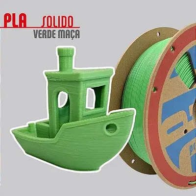 Filamento PLA Verde Maça 1,75mm 1Kg PrintaLot
