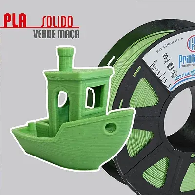 Filamento PLA Verde Maça 1,75mm 1Kg PrintaLot