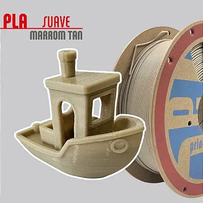 Filamento PLA Marrom Tan 1,75mm 1Kg PrintaLot