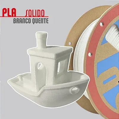 Filamento PLA Branco Quente 1,75mm 1kg Printalot