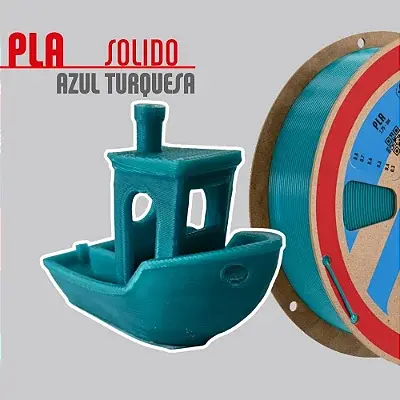 Filamento PLA Azul Turquesa 1,75mm 1Kg PrintaLot