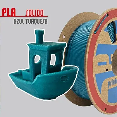 Filamento PLA Azul Turquesa 1,75mm 1Kg PrintaLot