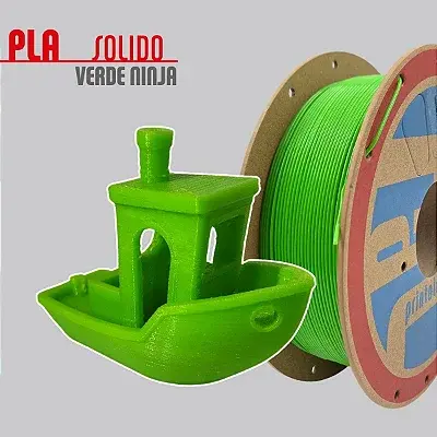 Filamento PLA Verde Ninja 1,75mm 1Kg PrintaLot
