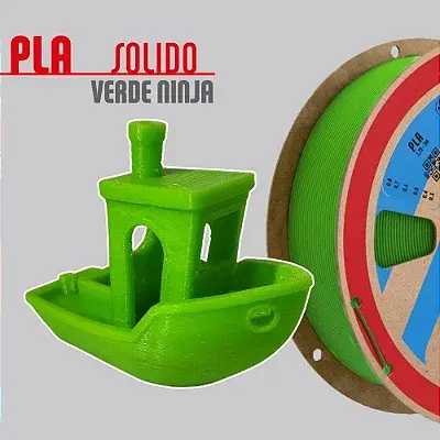 Filamento PLA Verde Ninja 1,75mm 1Kg PrintaLot