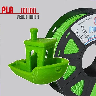 Filamento PLA Verde Ninja 1,75mm 1Kg PrintaLot