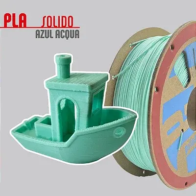 Filamento PLA Azul Acqua 1,75mm 1Kg PrintaLot