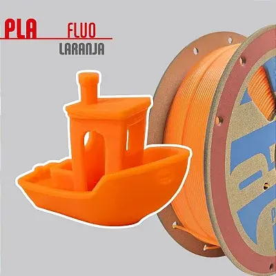 Filamento PLA Fluo Laranja 1,75mm 1Kg PrintaLot