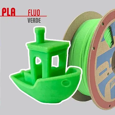 Filamento PLA Fluo Verde 1,75mm 1Kg PrintaLot