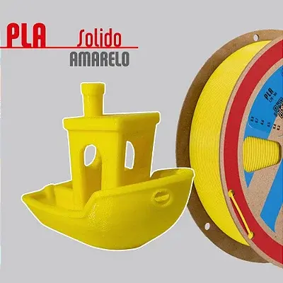 Filamento PLA Amarelo 1,75mm 1Kg PrintaLot