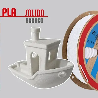 Filamento PLA Branco 1,75mm 1Kg PrintaLot