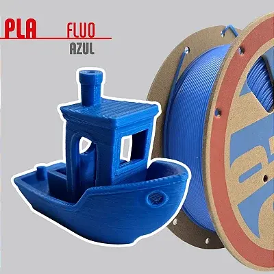 Filamento PLA Fluo Azul 1,75mm 1Kg PrintaLot
