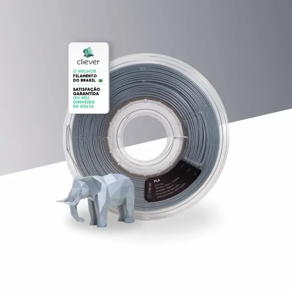 PLA Alumínio Premium | 1,75mm | 1 Kg | Cliever